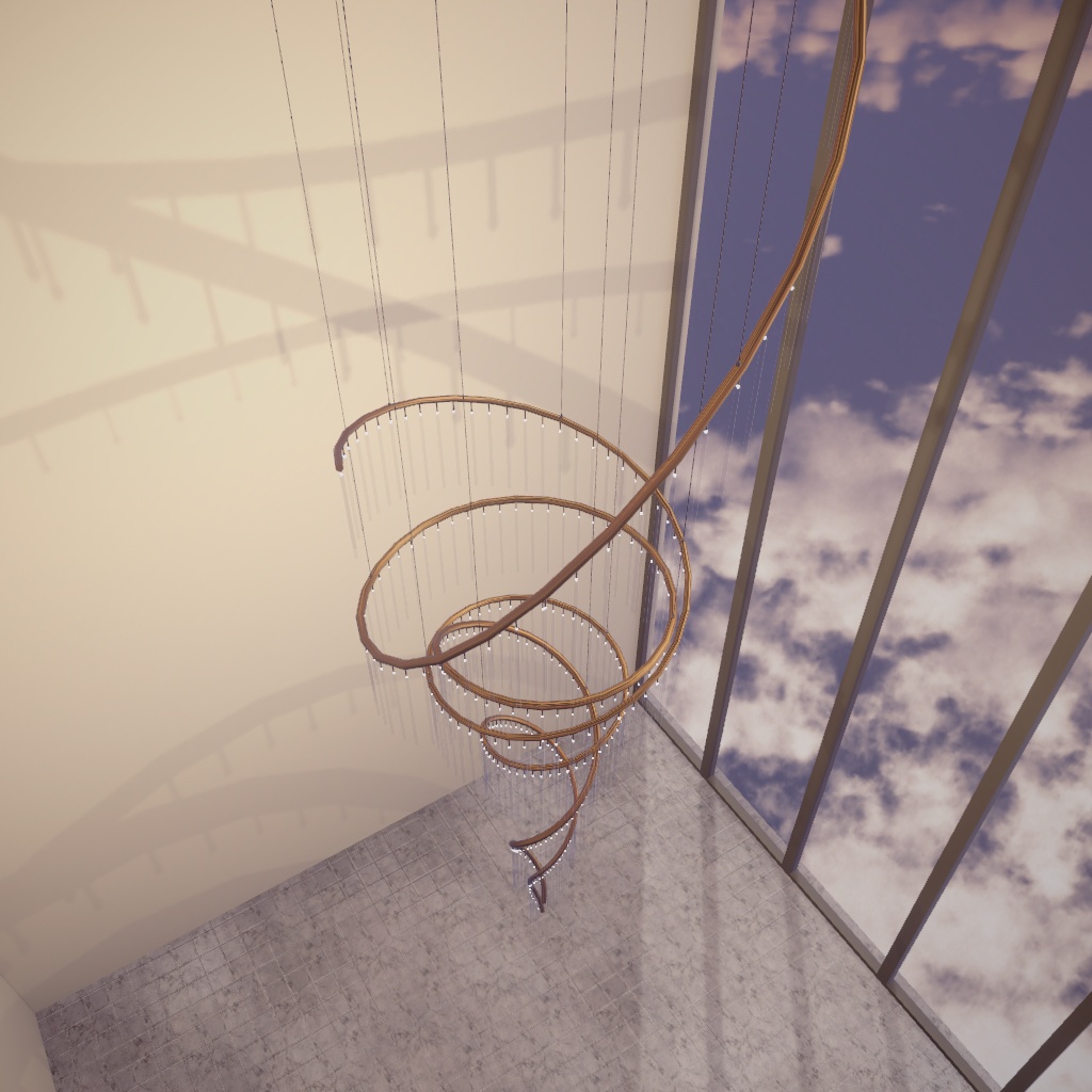 大型吊灯/大型シャンデリア