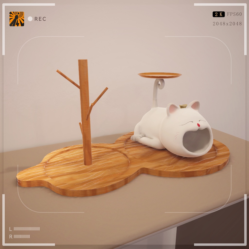 招财猫钥匙挂架/招き猫のキーフック