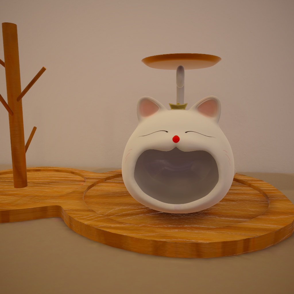 招财猫钥匙挂架/招き猫のキーフック