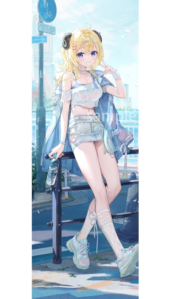 角巻わため等身大タペストリー（C108）