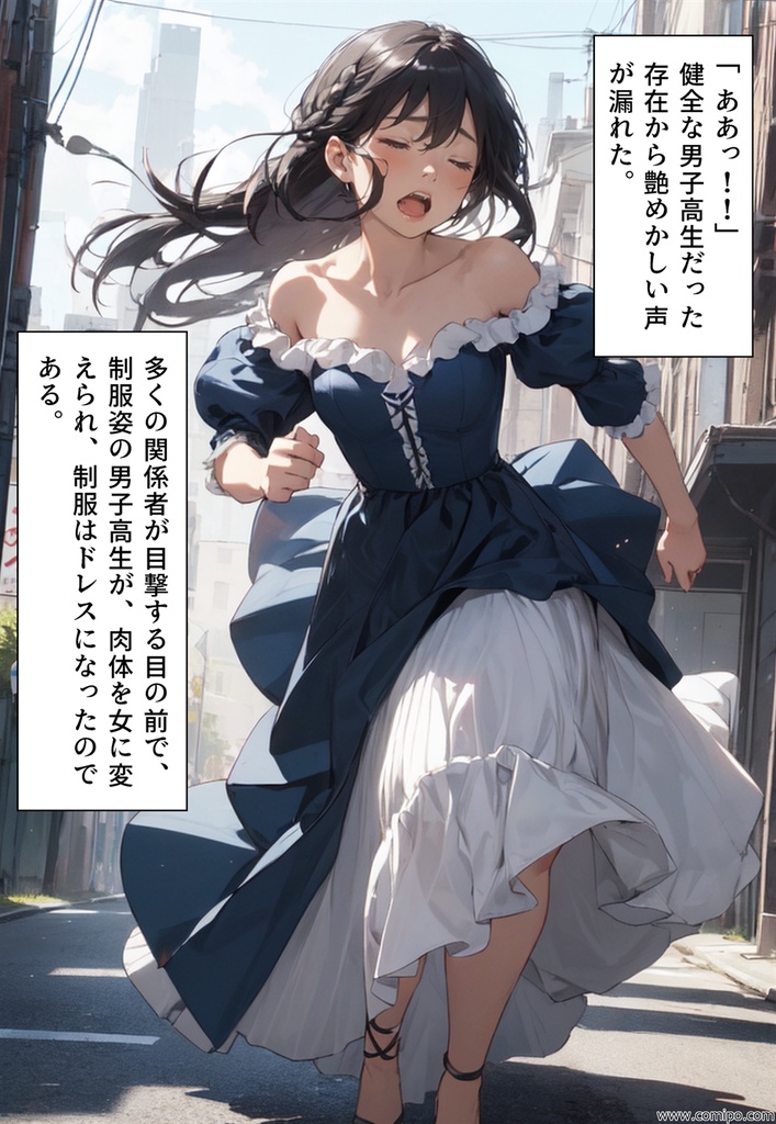 ブルー・バード 集団性転換&強制女装パニック