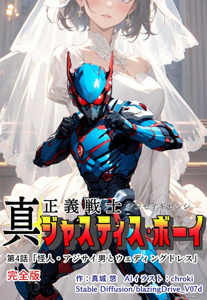 真・正義戦士ジャスティス・ボーイ 完全版 第4巻 「怪人・アジサイ男とウェディングドレス」