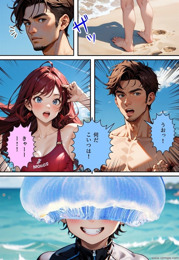 真・正義戦士ジャスティス・ボーイ 完全版 第6巻 「怪人・クラゲ小僧とビキニ水着」