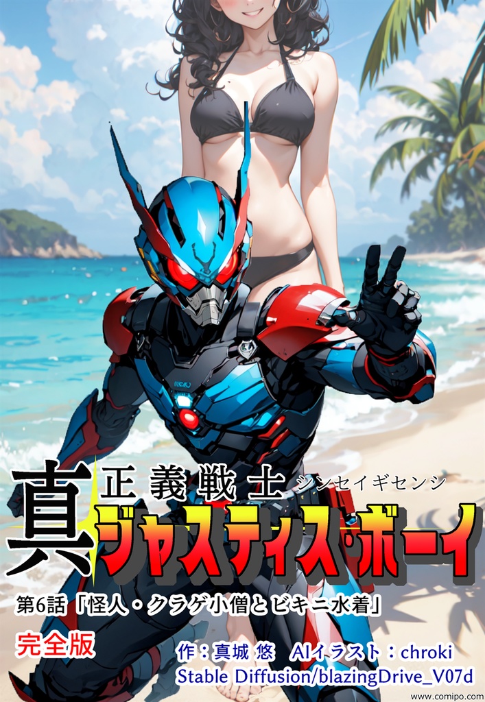 真・正義戦士ジャスティス・ボーイ 完全版 第6巻 「怪人・クラゲ小僧とビキニ水着」