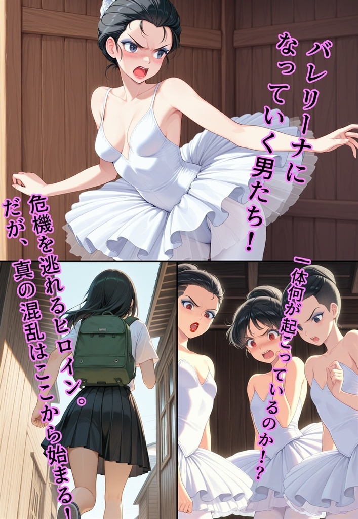 困惑の白鳥 トゥシューズを履かされた男たち