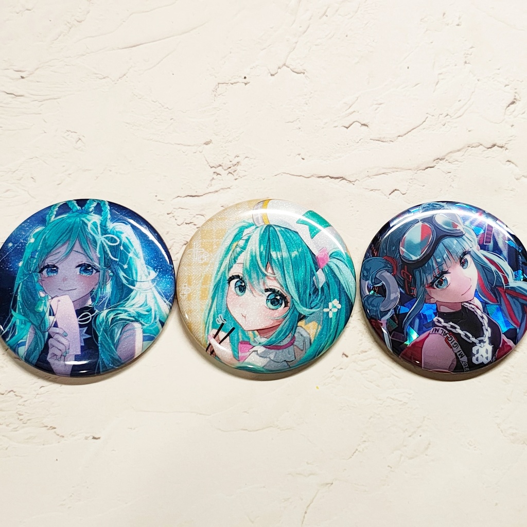 マジカルミライ缶バッジ全3種