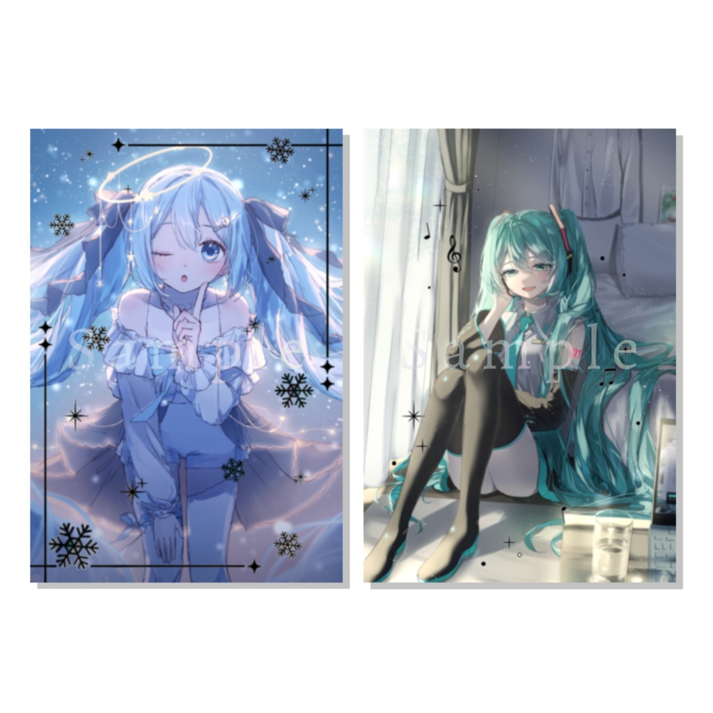 初音ミクポストカード全2種