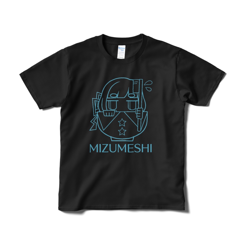 MIZUMESHI Tシャツ【ブラック】