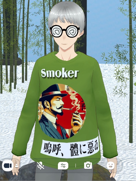 ダンディ喫煙ロンT