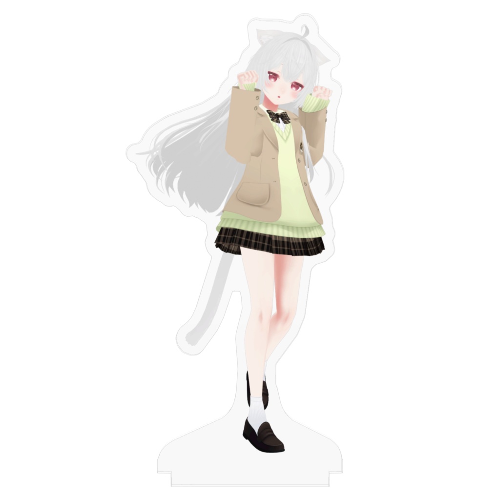 花絵さいアクリルフィギュア(制服Verロングストレート)