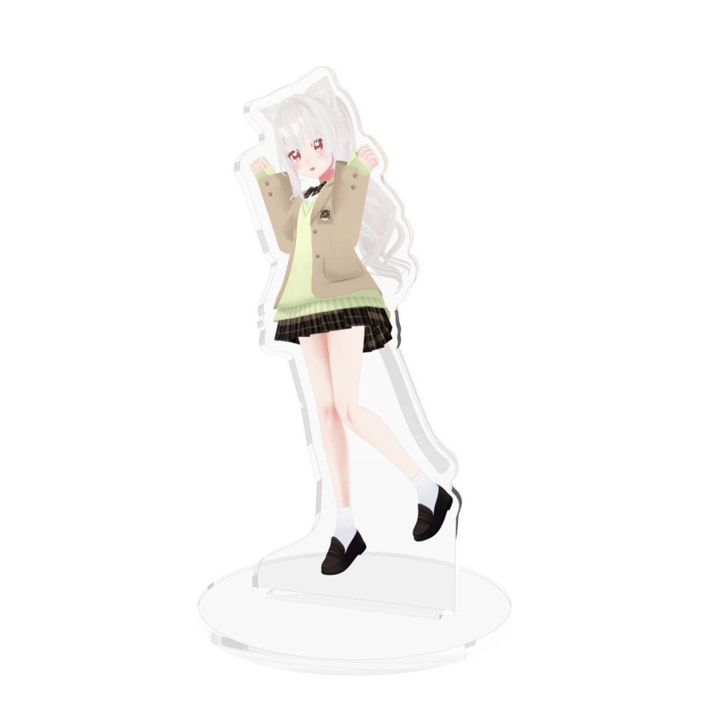 花絵さいアクリルフィギュア（制服Verポニーテール）