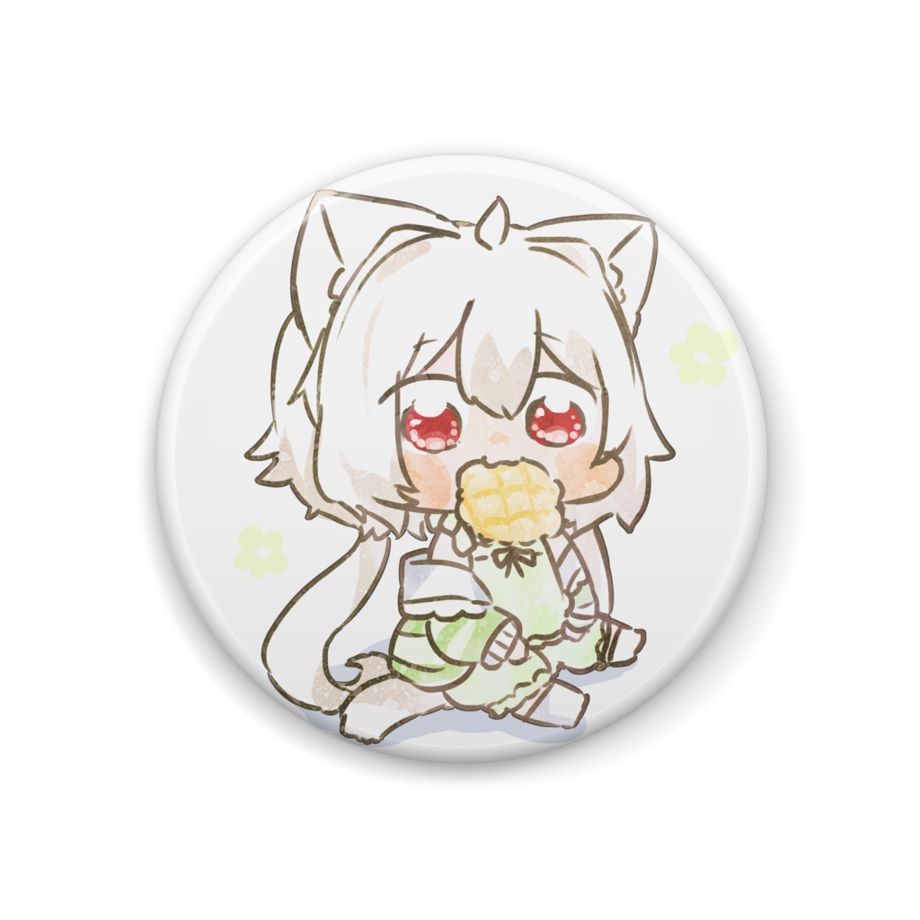 おちびさいちゃん缶バッジ(あむあむ)
