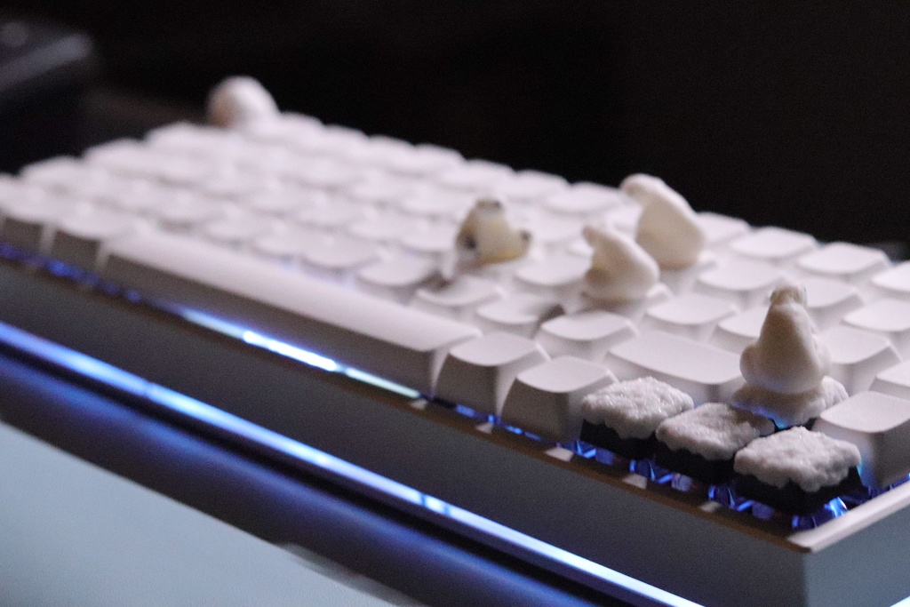 雪原キーキャップ / Snowfield