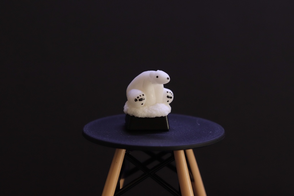 シロクマキーキャップ / Polar bear