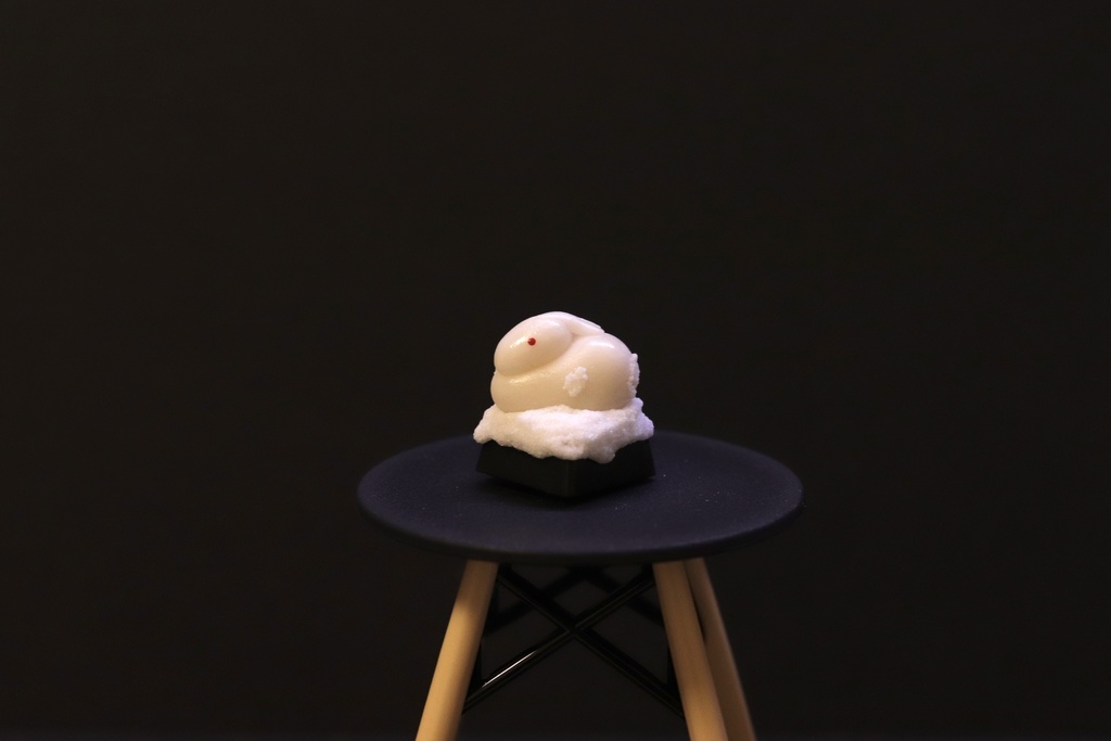 雪うさキーキャップ / Snow Rabbit