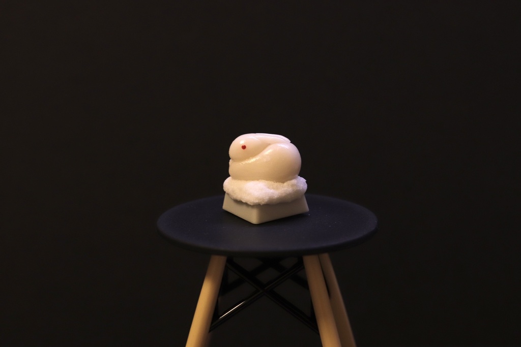 雪うさキーキャップ / Snow Rabbit