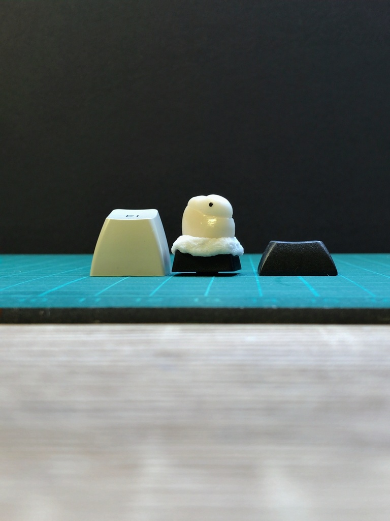 雪うさキーキャップ / Snow Rabbit