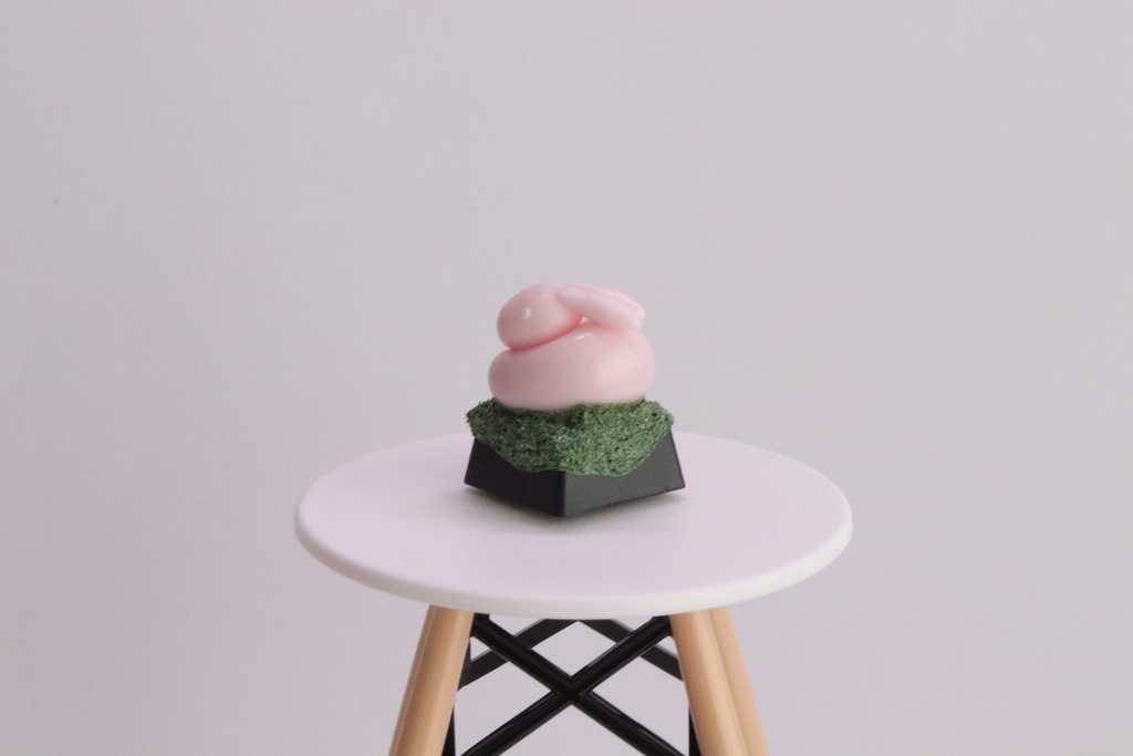 桜うさキーキャップ / Blossom rabbit