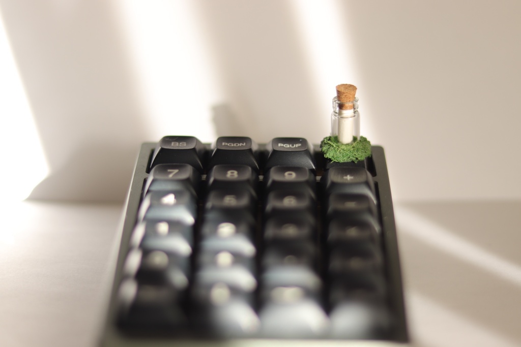 ボトルメール&レターツリーキーキャップ /  Message in a bottle & Letter tree