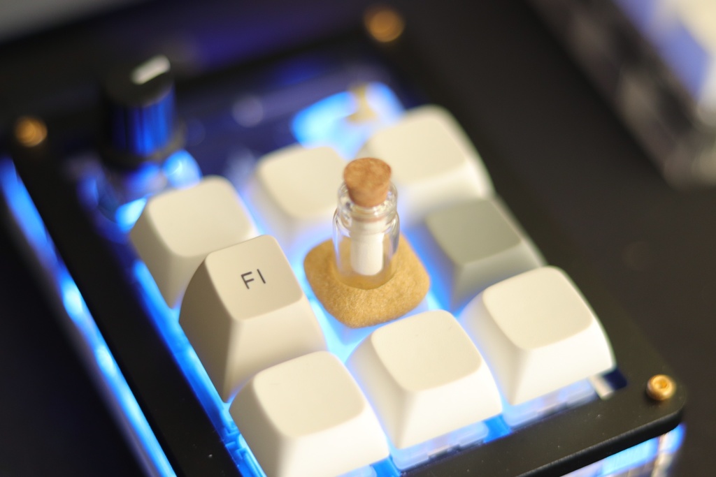 ボトルメール&レターツリーキーキャップ /  Message in a bottle & Letter tree