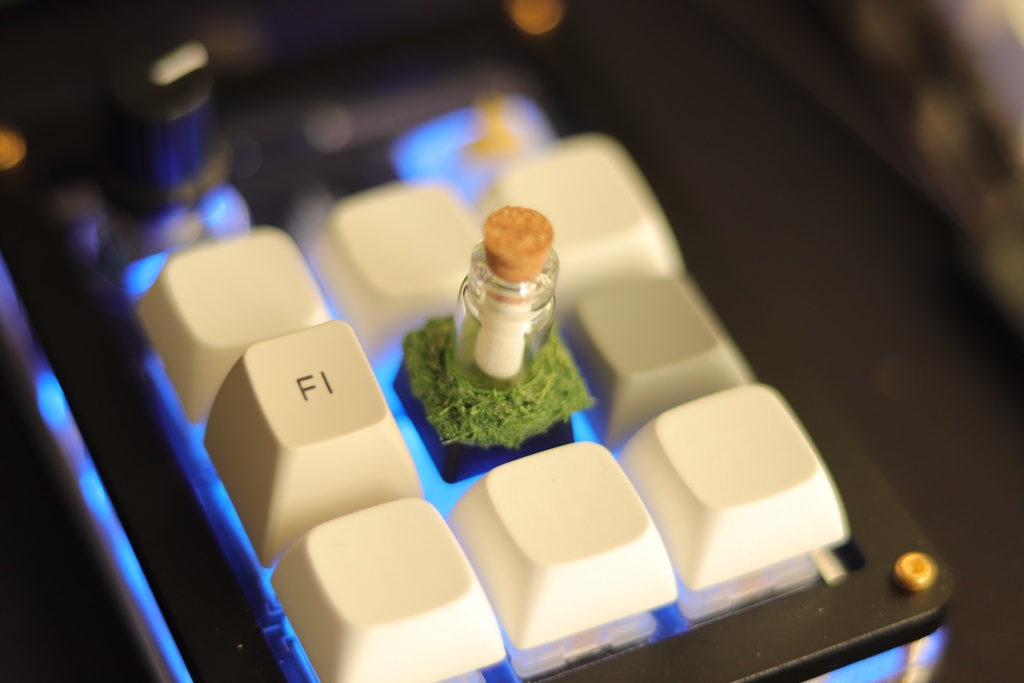 ボトルメール&レターツリーキーキャップ /  Message in a bottle & Letter tree