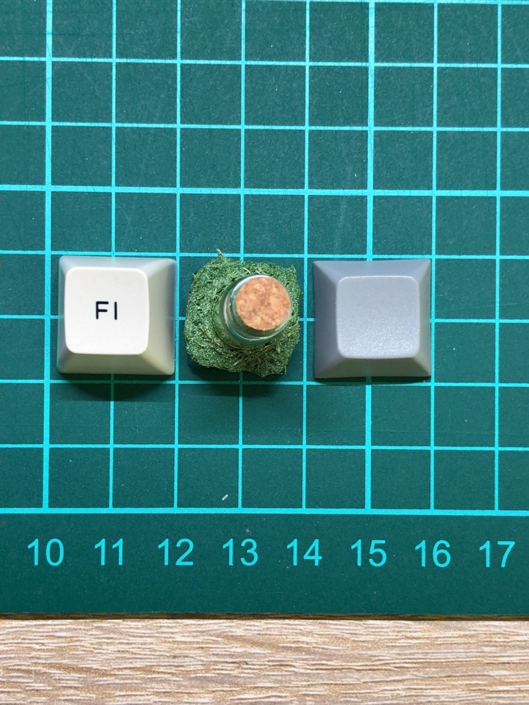 ボトルメール&レターツリーキーキャップ /  Message in a bottle & Letter tree