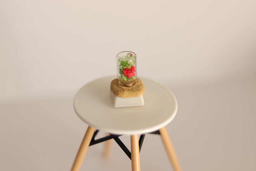 ガラスドームキーキャップ / Glass dome