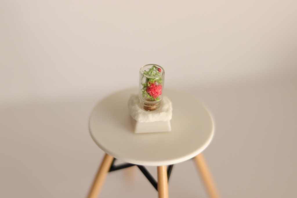 ガラスドームキーキャップ / Glass dome