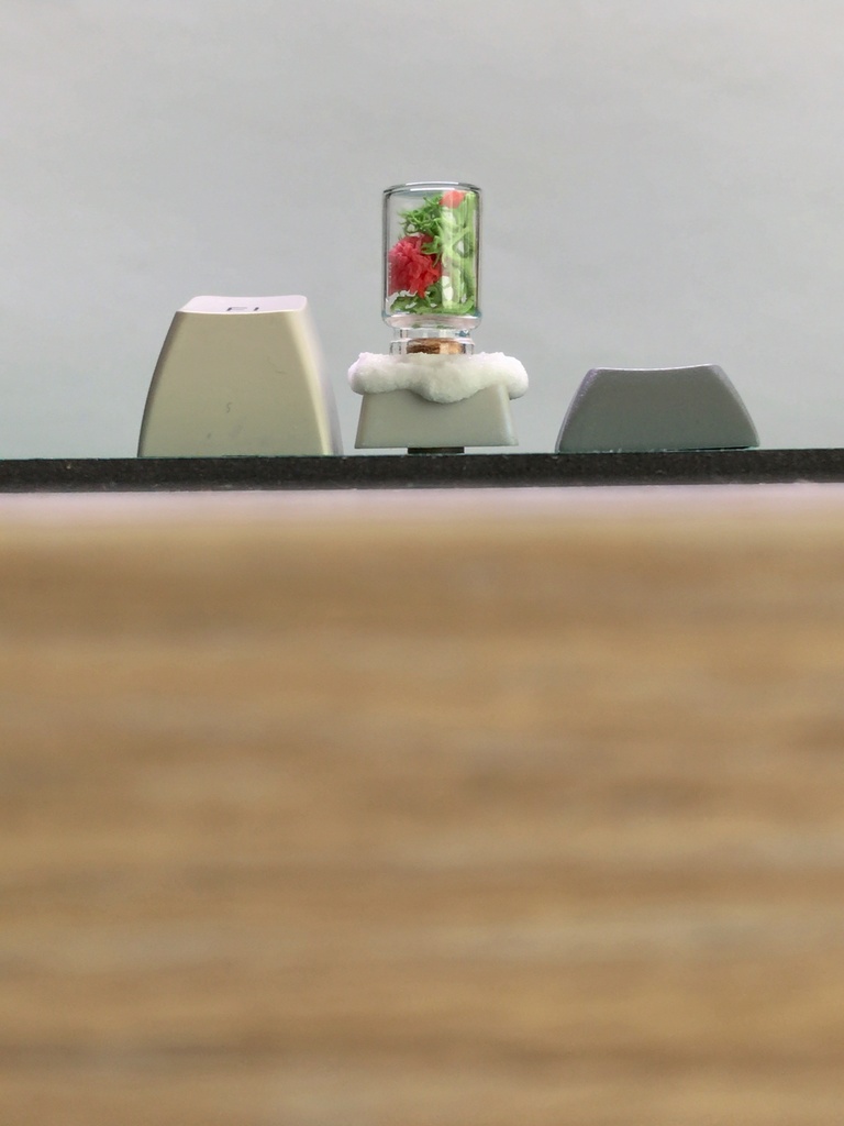 ガラスドームキーキャップ / Glass dome