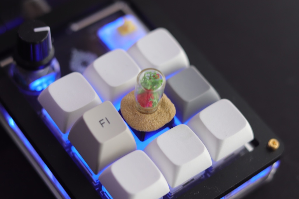 ガラスドームキーキャップ / Glass dome