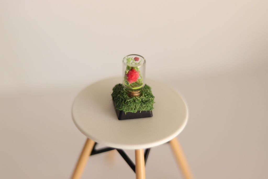 ガラスドームキーキャップ / Glass dome