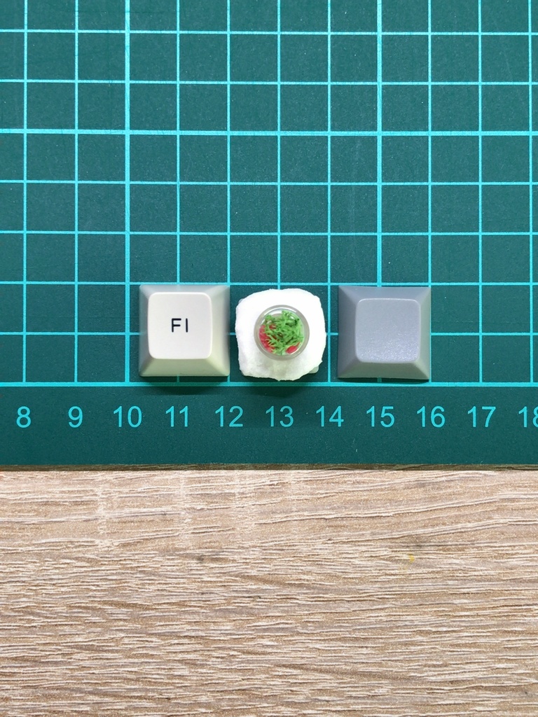 ガラスドームキーキャップ / Glass dome