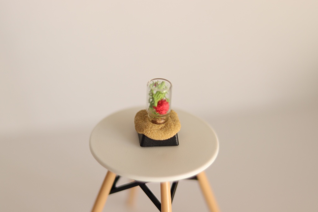 ガラスドームキーキャップ / Glass dome