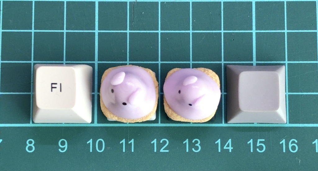 めんだこキーキャップ / Pancake devilfish