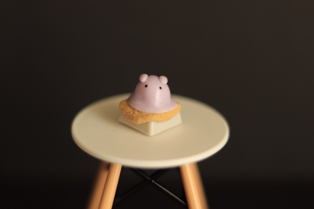 めんだこキーキャップ / Pancake devilfish