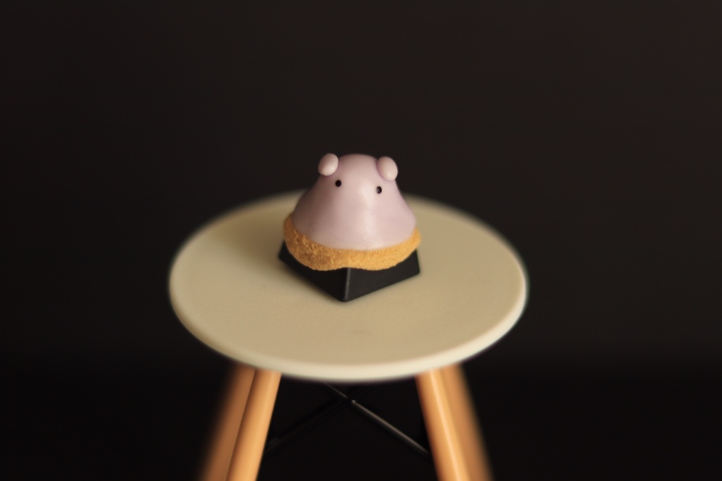 めんだこキーキャップ / Pancake devilfish