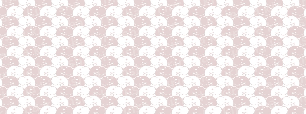 【終売 / 予約販売】有象無象(右往左往)デスクマット / Riot elephant