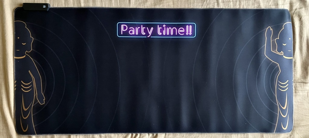 【終売】パリピ仏陀デスクマット / Life is Party.