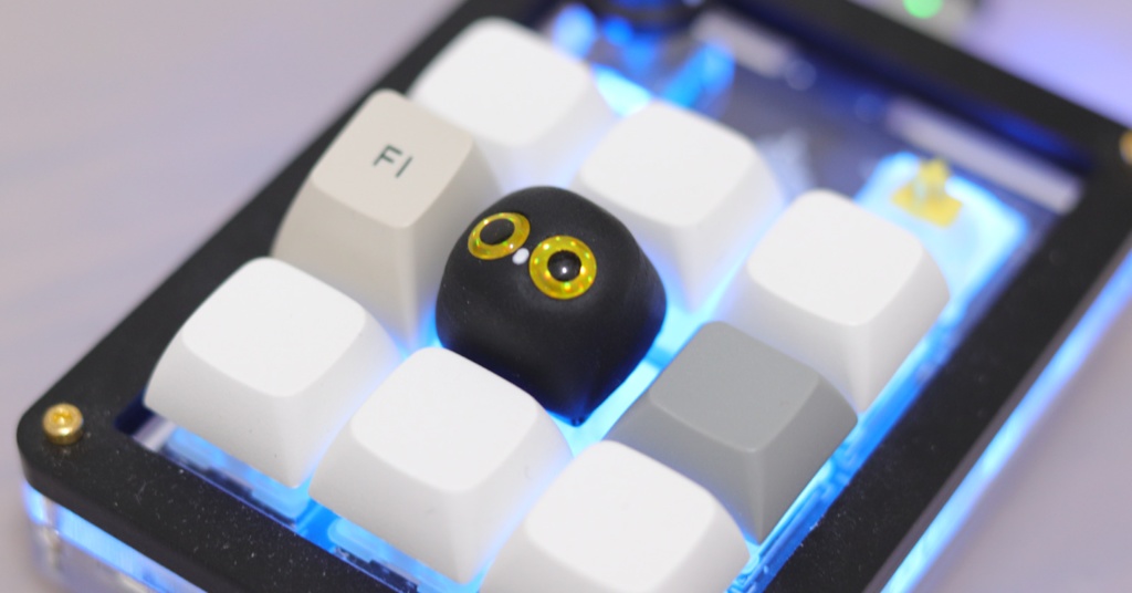 梟キーキャップ / Owl