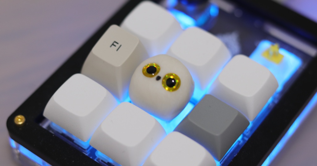 梟キーキャップ / Owl