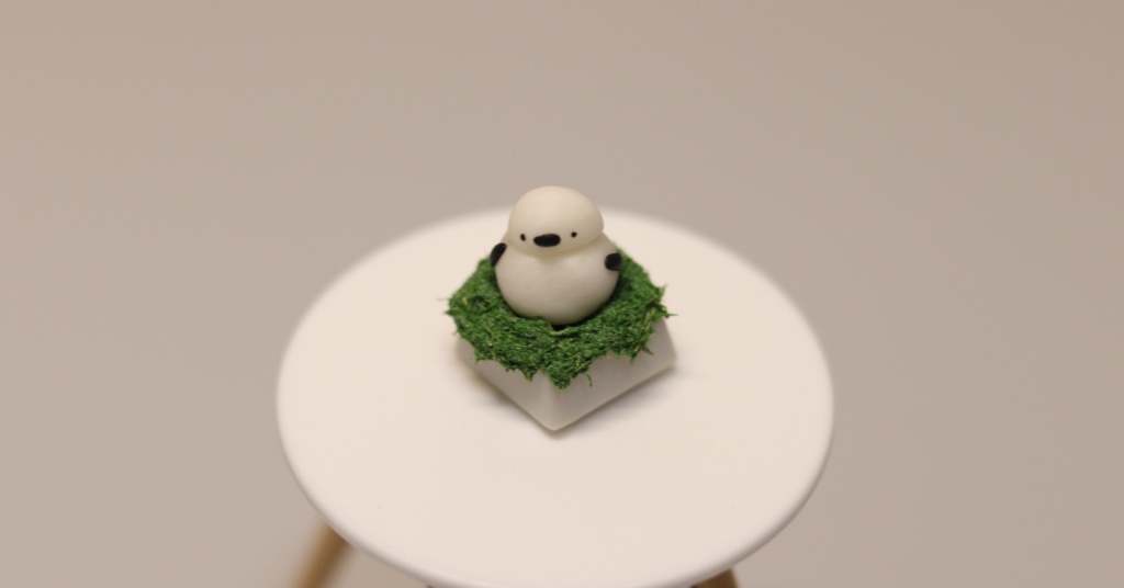 シマエナガキーキャップ / Long-tailed Tit