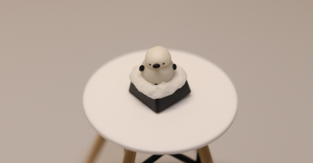 シマエナガキーキャップ / Long-tailed Tit