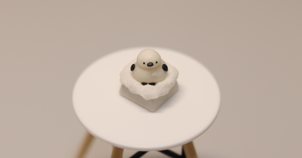 シマエナガキーキャップ / Long-tailed Tit