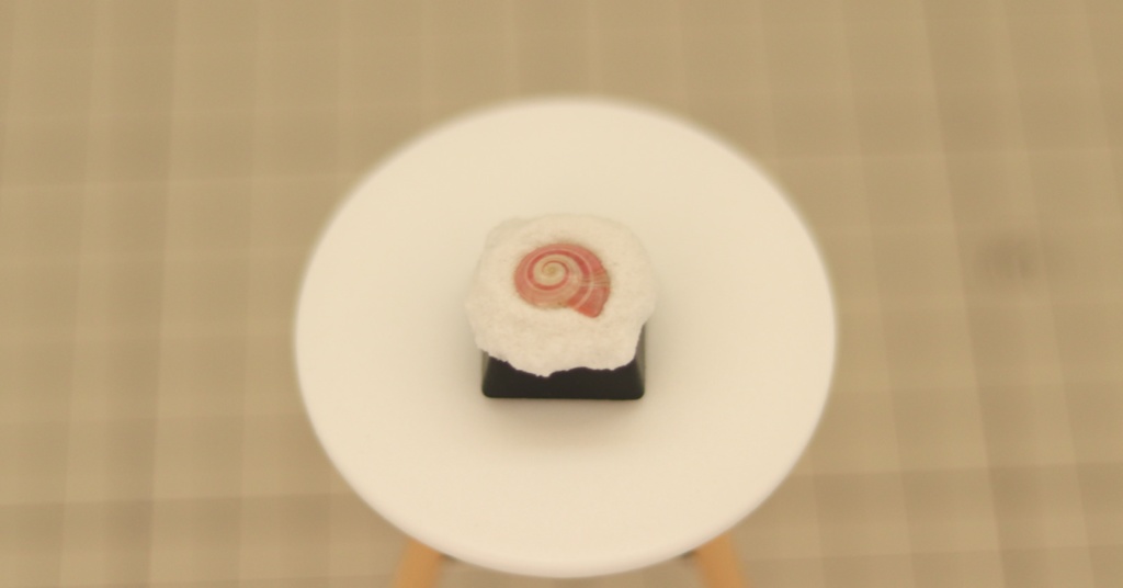 うずまき貝キーキャップ / Spiral shell