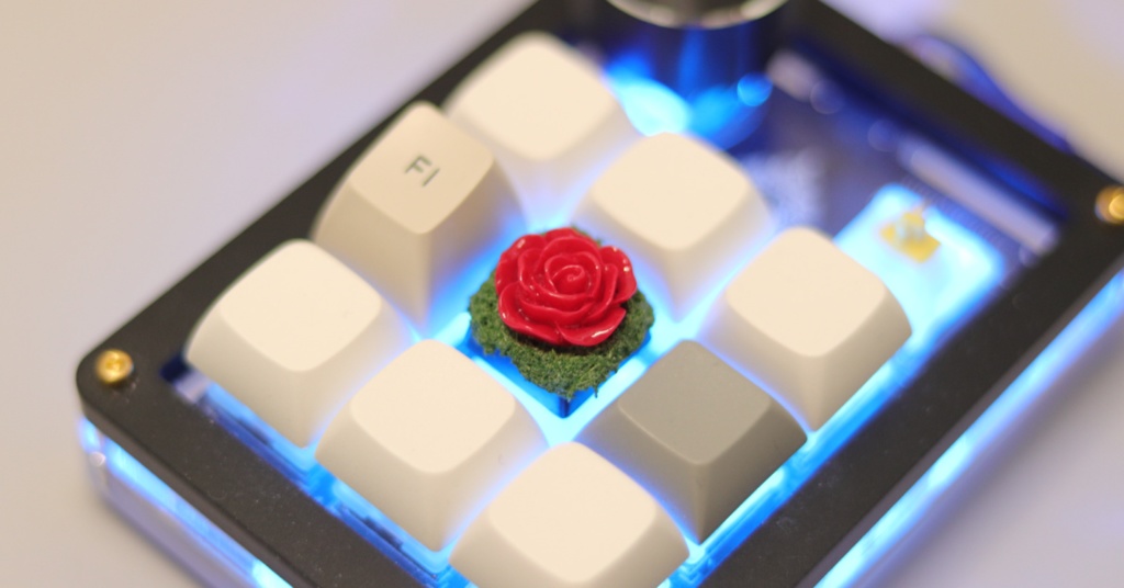 薔薇キーキャップ / Rose