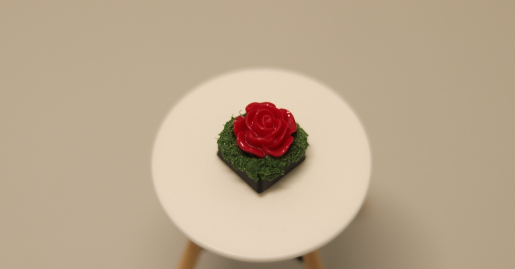 薔薇キーキャップ / Rose