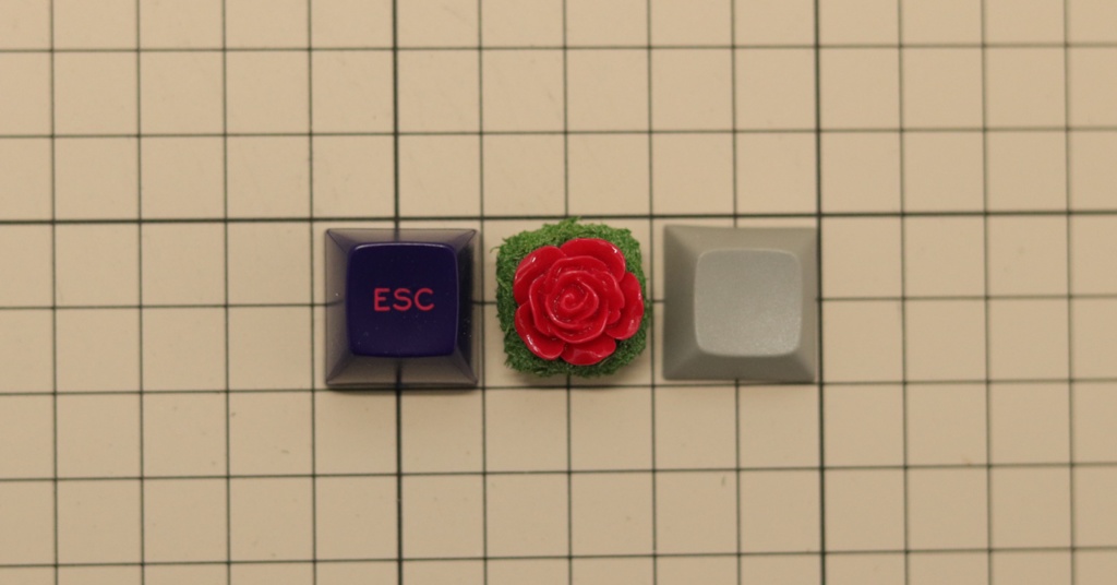 薔薇キーキャップ / Rose