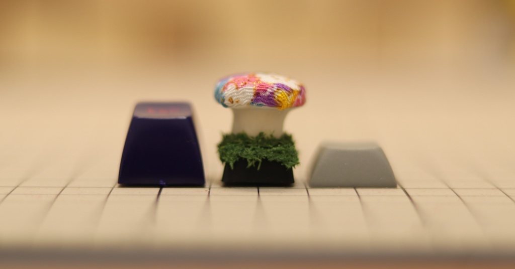 ファンシー茸キーキャップ / Fancy Mushroom