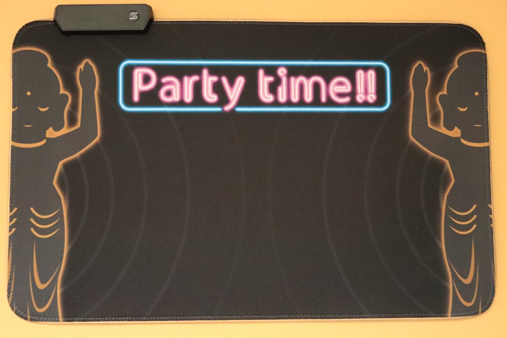 パリピ仏陀ミニデスクマット / Life is party.