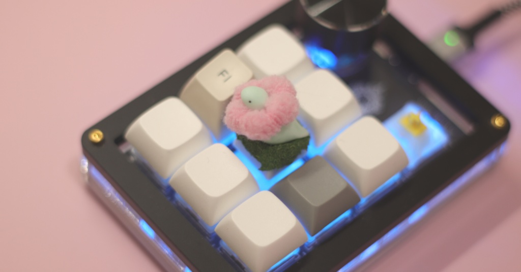 えりまきとかげキーキャップ / Frilled lizard